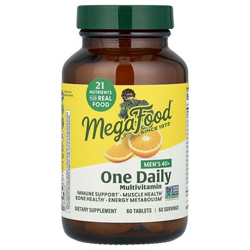 MegaFood, 40 歲以上男性，每日一片多維生素，60 片