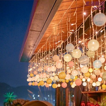 【防水太陽能】庭院燈 戶外燈 彩燈 串燈 氛圍燈 裝飾燈 太陽能供電 防水防雨 自動感應 花園陽臺露營裝飾 圍欄佈置