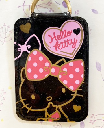 【震撼精品百貨】凱蒂貓_Hello Kitty~日本SANRIO三麗鷗 KITTY小物收納套-黑*09585