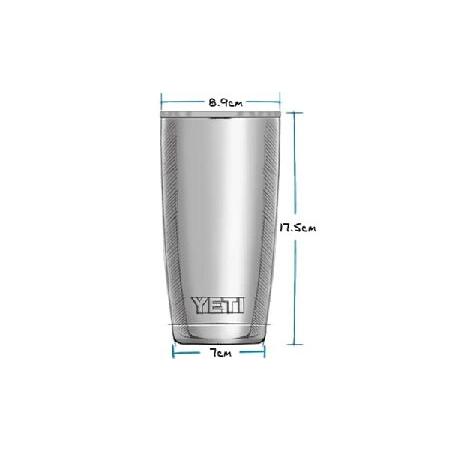 YETI Rambler 20 oz Tumbler, Stainless Steel, Vacuum Insulated with MagSlider Lid, Harvest Red並行輸入品