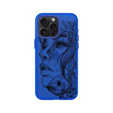 iPhone 15 Pro Max Clear 激光藍 - MYMY REVERZ TATTOO - MOOREA