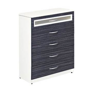 文創集-南亞塑鋼    羅曼  南亞塑鋼2.7尺五抽斗櫃-81x47.8x103.6cm免組