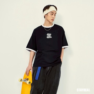 STAYREAL LIFE IS GOOD寬版T