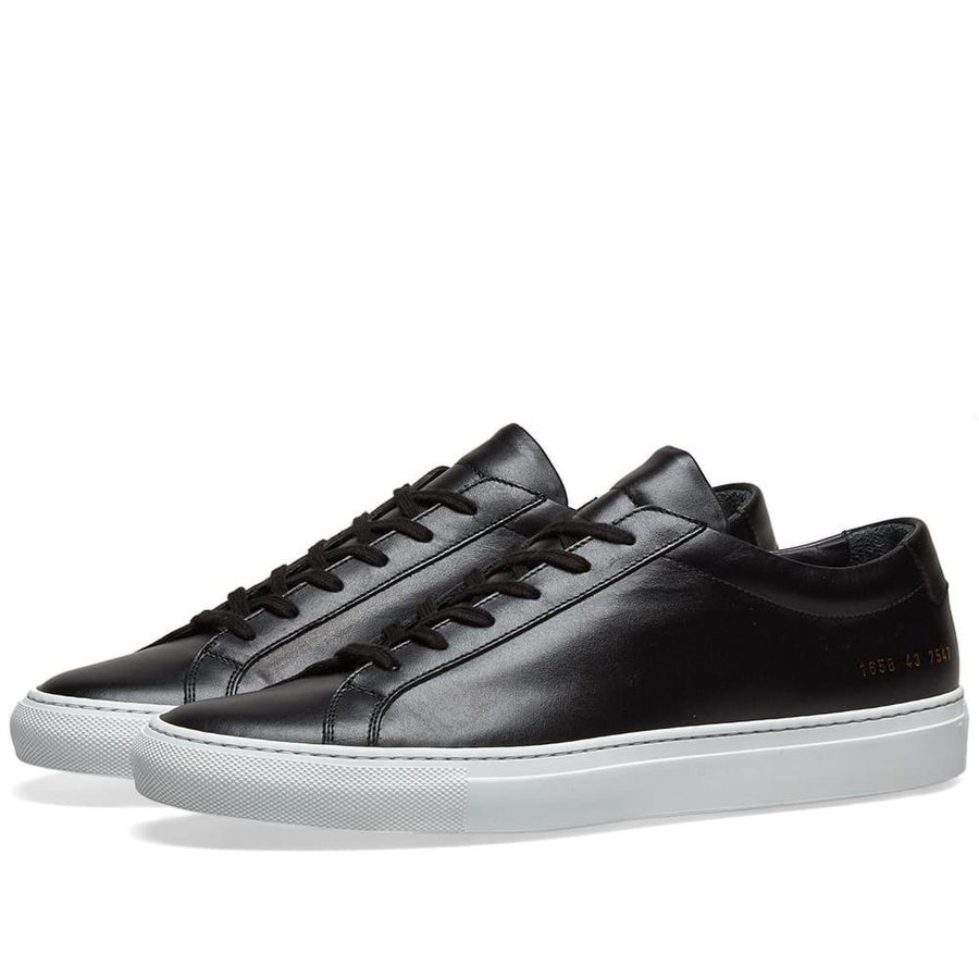 コモン プロジェクト Common Projects メンズ スニーカー シューズ 靴 Original Achilles Low White Sole Black White 通販 Lineポイント最大0 5 Get Lineショッピング