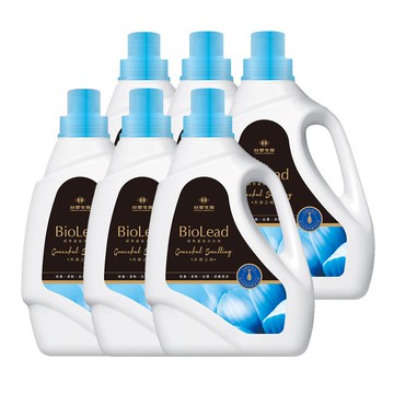 《台塑生醫》BioLead經典香氛洗衣精 天使之吻 2kg(6瓶入) ｜摩羯座｜生日禮物｜跨年｜新年禮物｜禮物｜洗衣｜大掃除