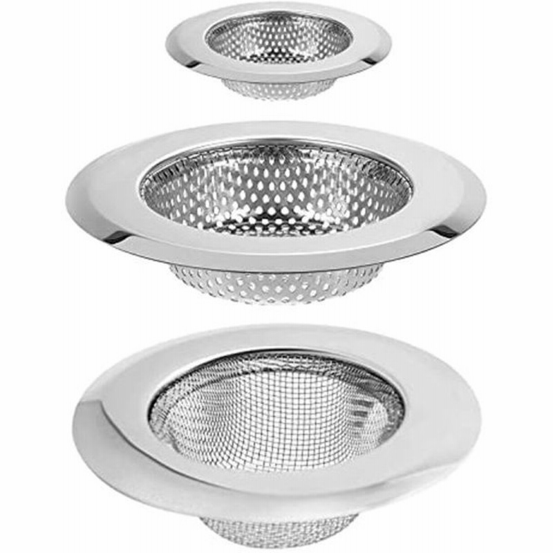 排水口 ゴミ受け 3個セット ステンレス製 流し用浅型 パンチング 網タイプ 台所 洗面所 ユニットバス キッチン用 流し台 シンク 排水溝 通販 Lineポイント最大0 5 Get Lineショッピング