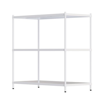 【Y HOUSE】120x60x120公分 三層無洞鐵板收納層架 置物架 鐵架-烤漆白