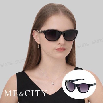 【SUNS】ME&CITY 時尚義式多彩紋樣太陽眼鏡 抗UV400 (ME 120005 L400)