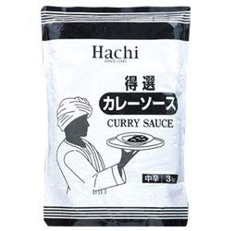 ハチ食品 特選カレーソース 中辛 3kg×4袋入×(2ケース)