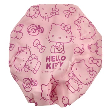 Hello Kitty 凱蒂貓 浴帽 直徑28cm  粉  1組