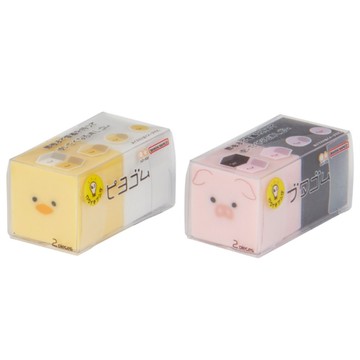 SUNSTAR 可愛變形橡皮擦-小雞/小豬