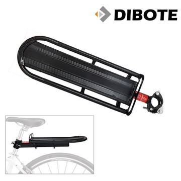 迪伯特DIBOTE 自行車鋁合金快拆可調式後貨架/伸縮後置物架