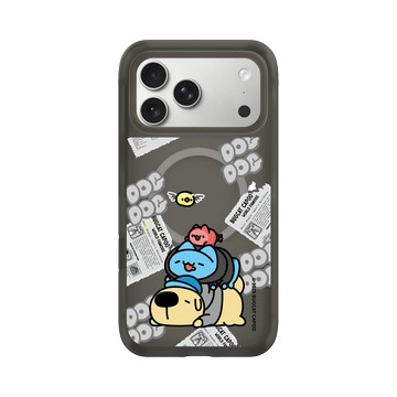 iPhone 17 Pro Max AirX 本質黑 - 貓貓蟲咖波 Bugcat Capoo - 懶洋洋街頭咖波