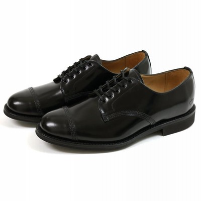 【WOMEN】サンダース　ミリタリー　ダービーシュー　ブラック　（Sanders　#1830　Derby　Shoe　Black）
