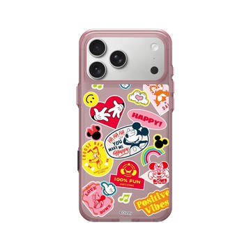 iPhone 17 Pro Max Clear (相機按鈕) 晶醺玫 - 迪士尼-米奇 Mickey - 迪士尼米奇系列 - 貼紙風格