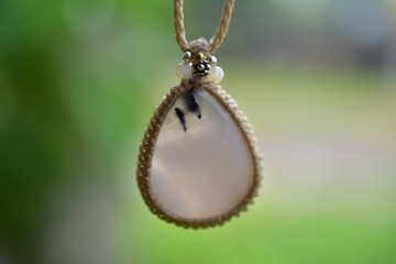 白雪奇蹟樹突蛋白石流蘇吊墜 669