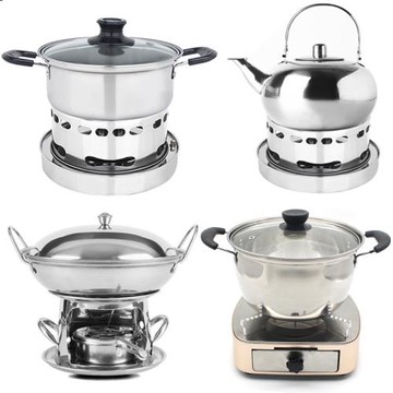 酒精爐小火鍋家用單人戶外防風煮茶器液體固體酒精爐干鍋商用餐廳