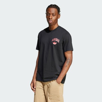 Adidas Ext Q12 Varsity JP1012 男 T恤 運動上衣 休閒短袖 黑 紅 亞版