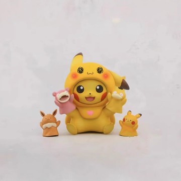 寵物 精靈 gk 皮卡 變皮 手套 4款手套可替換動漫