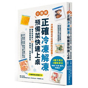 正確冷凍解凍，預備菜快速上桌【城邦讀書花園】