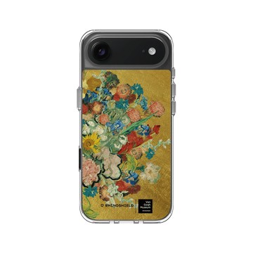 iPhone Air Clear Case（相機按鈕） 透明 - Van Gogh Museum - Vincent 的花朵-50週年紀念款