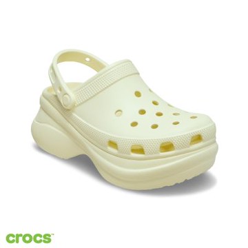 Crocs卡駱馳 (中性鞋) Bae復古厚底洞洞鞋 Clog克駱格 女鞋-淡黃色 206302-7CJ