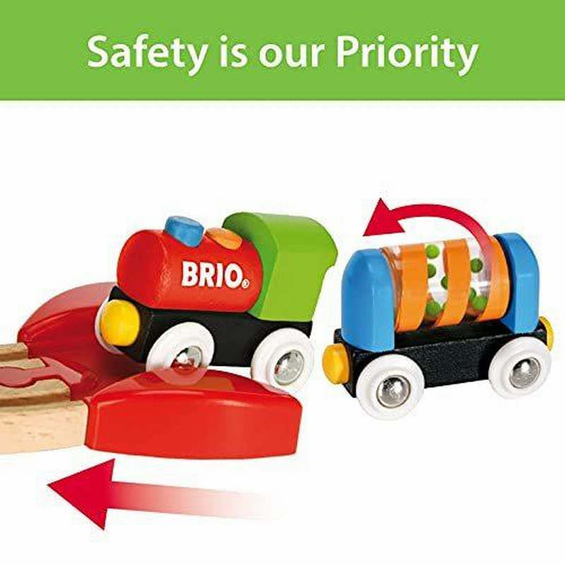 BRIO ブリオ レールウェイ マイファースト ビギナーセット [全18ピース] 対象年齢 1歳半~ 電車 おもちゃ 木製 レール  通販 LINEポイント最大0.5%GET LINEショッピング