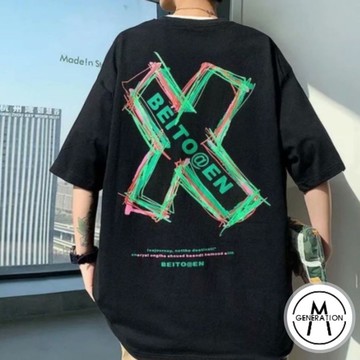 【M世代】潮流時尚短袖T恤男女 原宿大碼T恤 日系百搭學生夏季修身青少年短袖t恤男 男生落肩T恤(MSE516)