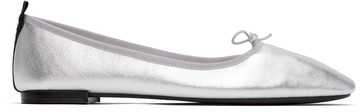 Repetto 银色 Garance Square-Toe 芭蕾鞋