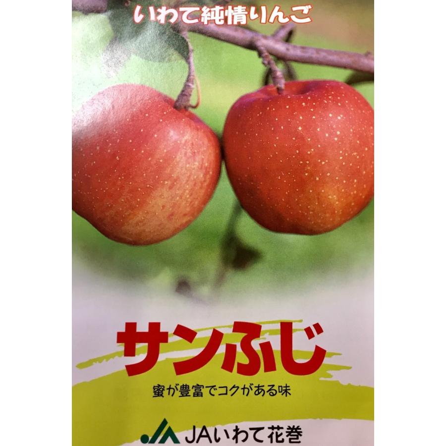 お歳暮　りんご サンふじ 岩手産 １８玉  秀品 花巻 賢治りんご