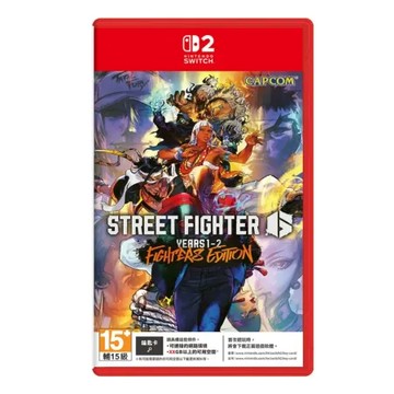 預購 NS2 任天堂 快打旋風 6 Years 1-2 Fighters Edition 代理商中文版 鑰匙卡
