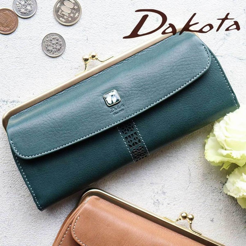 財布 がま口長財布 Dakota ダコタ コッチャ 貝殻 風水 財運