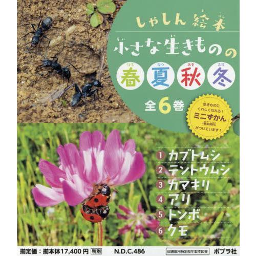 小さな生きものの春夏秋冬 しゃしん絵本 6巻セット