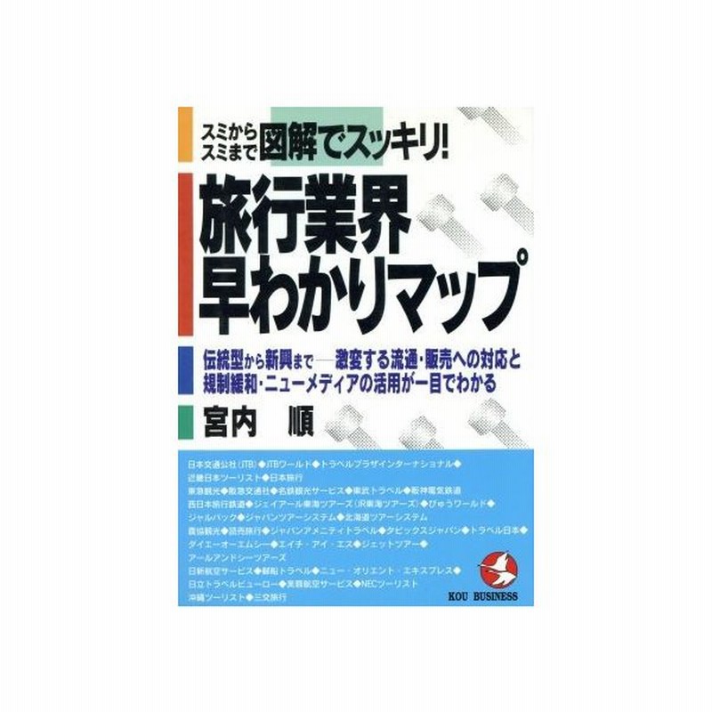 スミからスミまで図解でスッキリ 旅行業界早わかりマップ 伝統型から新興まで 激変する流通 販売への対応と規制緩和 ニューメディアの活用が一目でわかる ｋ 通販 Lineポイント最大0 5 Get Lineショッピング