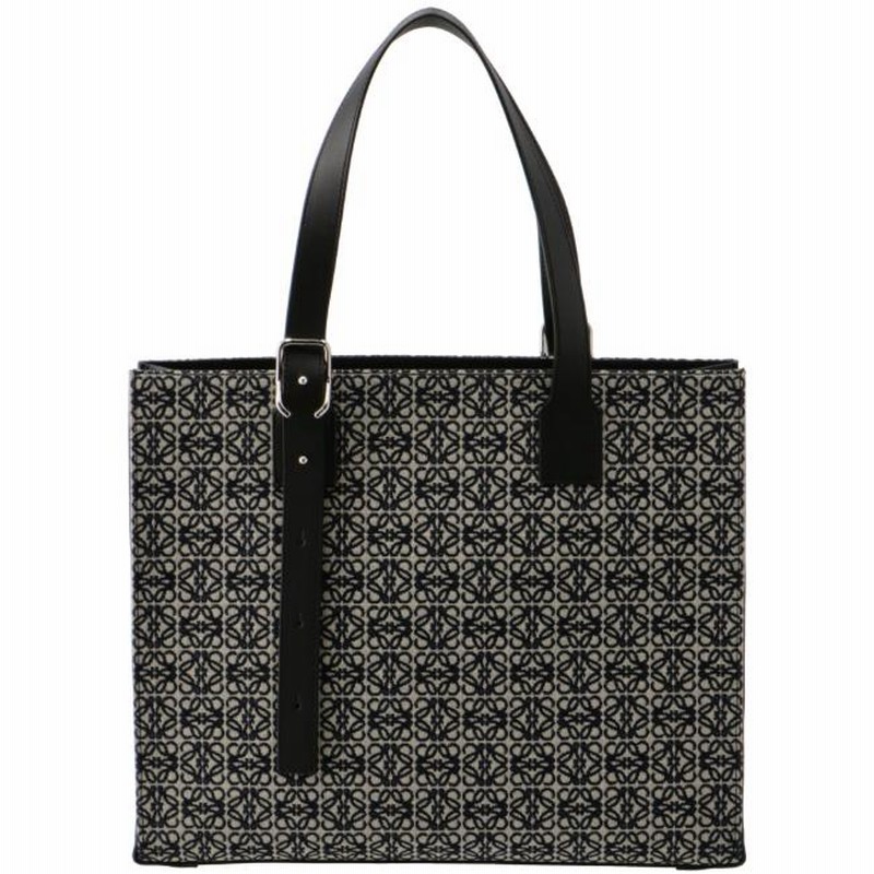 LOEWE ロエベ トートバッグ BUCKLE ZIP TOTE ブラック メンズ