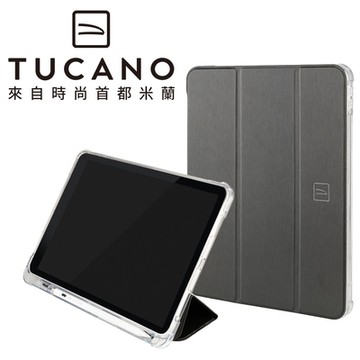 義大利 TUCANO Satin iPad A16/第10代 專用 緞面高質感保護殼 - 黑色