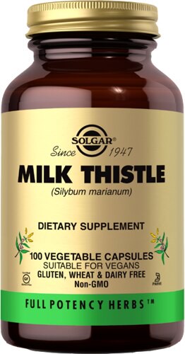 Solgar Milk Thistle 100 Vegetable Capsules