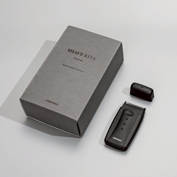 URBANER奧本【比名片還小】頂級口袋型電動刮鬍刀 電鬍刀 MB-043B 輕巧便攜 消光黑 男友禮物 聖誕禮物