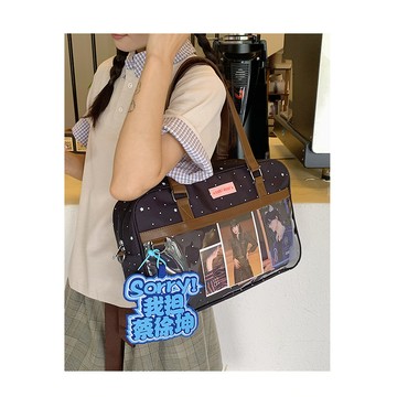 𝑳𝒖𝒄𝒌𝒚 𝒑𝒂𝒄𝒌✨新款高顔值韓係ins 清新甜美波點吧唧痛包少女輕便逛街旅行斜挎包