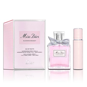 DIOR 迪奧 MISS DIOR 花漾迪奧淡香水禮盒(100ML+隨身補充瓶10ML) 2023年新版