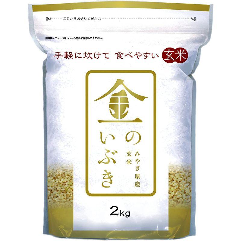 玄米 宮城県産 金のいぶき 2kg 令和4年産