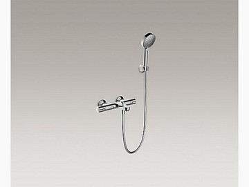 【麗室衛浴】美國KOHLER Accliv 恆溫淋浴龍頭K-33085T-9-CP（*手持花灑Awaken 72415T）
