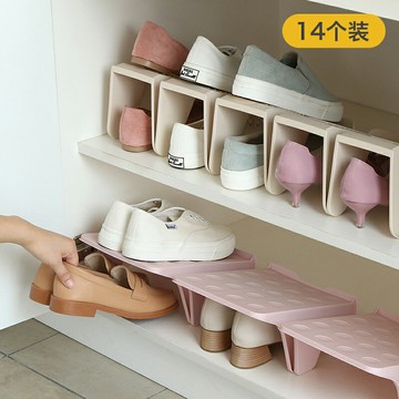 省空間鞋子收納神器宿舍鞋盒家用鞋柜放透明簡易整理箱鞋架收納盒