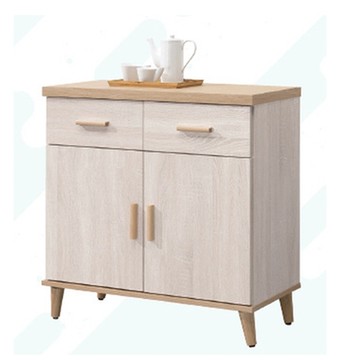 AS DESIGN 雅司家具-志虎2.7尺餐櫃下座-81.5*40*80.5cm