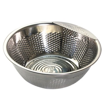Living Glory 多功能洗滌碗 銀色 1個 27cm