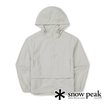 【Snow Peak韓系】女Taslan防風外套『淺米』MWL-WB51 戶外 露營 登山 健行 休閒 時尚 出國 旅遊 防風 外套