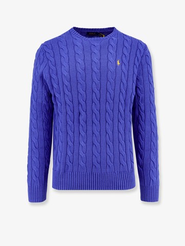 Cable knit sweater with iconic embroidery - POLO RALPH LAUREN - gender_Man