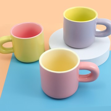 雙色撞色馬克杯-350ml