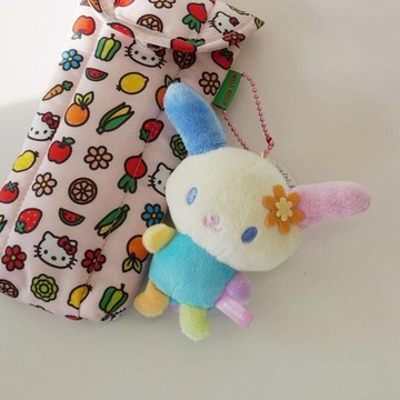 SANRIO 花小兔 基本款 吊飾 絨毛玩具 三麗鷗