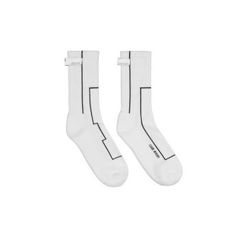 SSWEATSHOP 萊納標簽襪 運動純棉中筒襪子男女潮襪